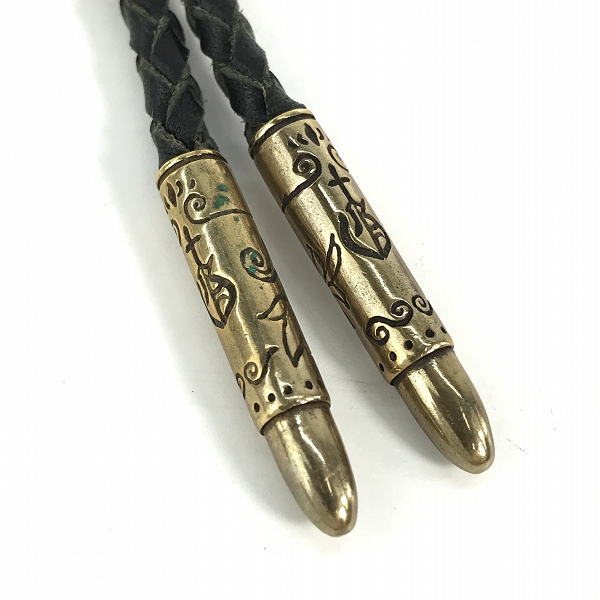 実際に弊社で買取させて頂いた(2)Gangsterville×galcia/ギャングスタービル×ガルシア TWO FACE/ダブルフェイス BOLO TIE/ボロタイ/ループタイ ブラス/真鍮の画像 5枚目