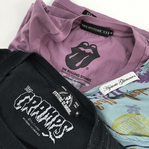 実際に弊社で買取させて頂いた【おまとめ】HYSTERIC GLAMOUR/ヒステリックグラマー THE ROLLING STONES/THE CRAMPS 等 カットソー メンズ/レディースの画像 2枚目