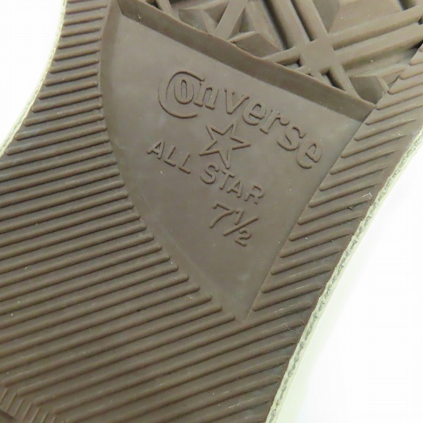 実際に弊社で買取させて頂いた【難有り】CONVERSE/コンバース 90 JACK STAR OX ジャックスター GREEN WHITE /7.5の画像 5枚目