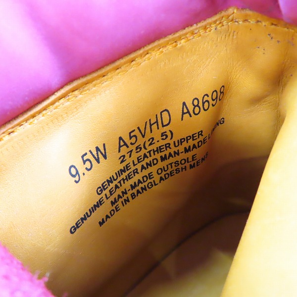 実際に弊社で買取させて頂いたTimberland/ティンバーランド 6INCH PREMIUM BOOTS W/L 50th EDITION MEDIUM RED NUBUCK ブーツ/TB 0A5VHD A46/9.5の画像 5枚目