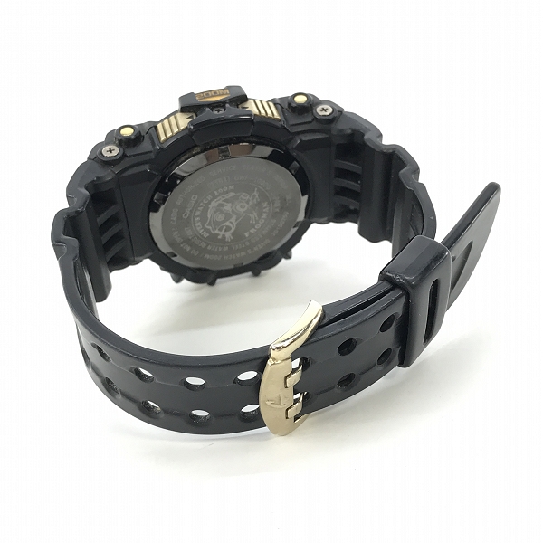実際に弊社で買取させて頂いたG-SHOCK/Gショック FROGMAN/フロッグマン 黒金 腕時計 GWF-1000G-1JRの画像 2枚目