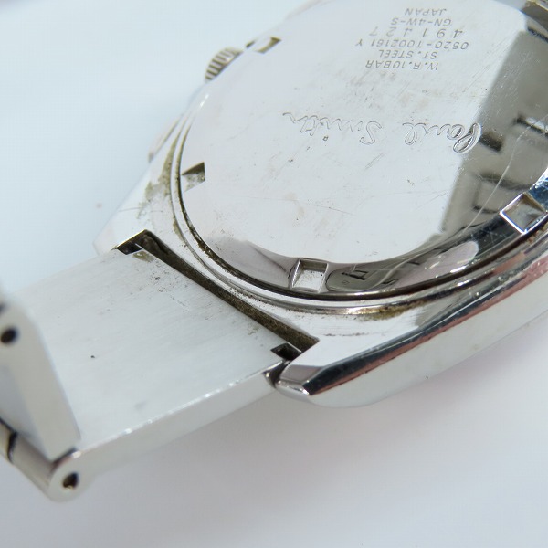 実際に弊社で買取させて頂いたPaulSmith/ポールスミス クロノグラフ クォーツ/腕時計 0520-T002161【動作未確認】の画像 7枚目