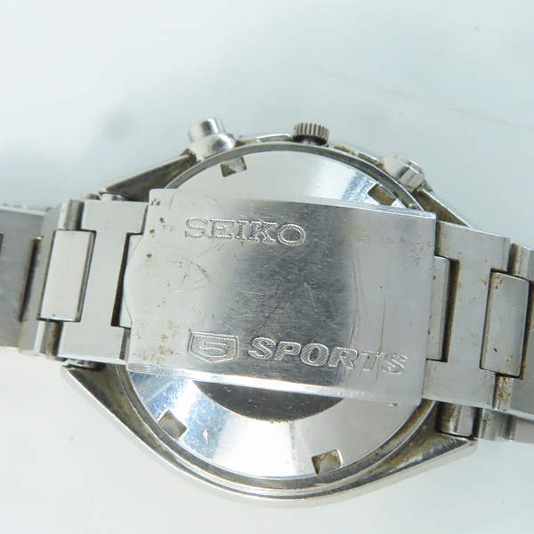 実際に弊社で買取させて頂いたSEIKO/セイコー 5 SPORTS Speed Timer/5 スポーツ スピードタイマー 自動巻き 腕時計 6139-8040の画像 7枚目