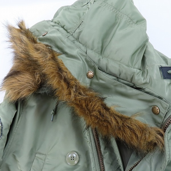 実際に弊社で買取させて頂いたALPHA INDUSTRIES/アルファインダストリーズ N-3B 55周年記念 LIMITED EDITION MIL-J-6278 フライトジャケット 20600-5549/XLの画像 5枚目