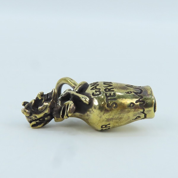 実際に弊社で買取させて頂いた(3)GANGSTERVILLE×Galcia/ギャングスタービル×ガルシア POISON BOTTLE ブラス/真鍮 ペンダントトップの画像 4枚目