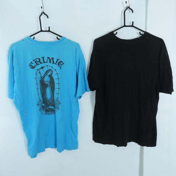 実際に弊社で買取させて頂いたTHE CRIMIE/クライミー 半袖Tシャツ ブルー/ブラック/2点セットの画像 1枚目