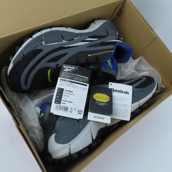 実際に弊社で買取させて頂いたReebok/リーボック zig kinetica 2.5x purgrey indigo GV8963 27.5の画像 7枚目