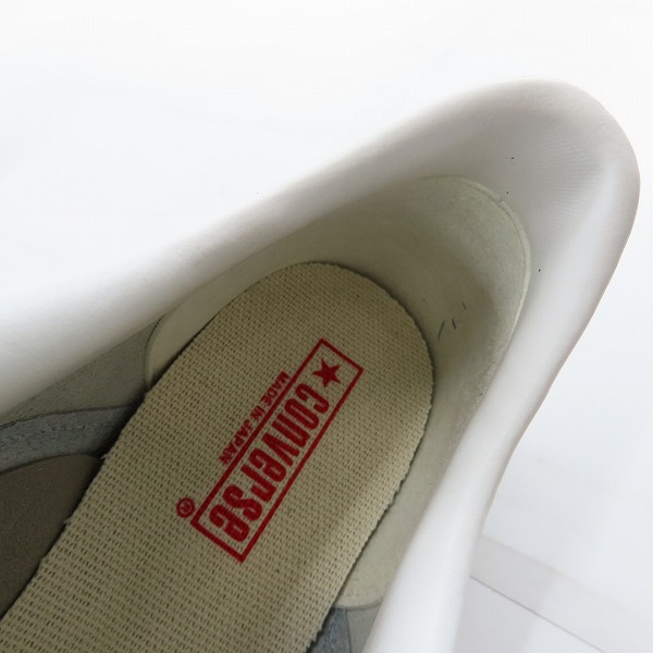 実際に弊社で買取させて頂いた【未使用】CONVERSE/コンバース 日本製 ONE STAR J OX BLUE ワンスター レザー 青白/10.5の画像 4枚目