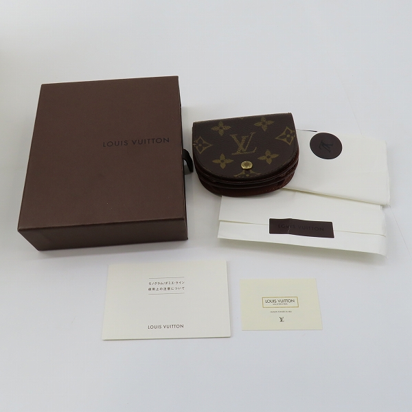 実際に弊社で買取させて頂いた【難あり】LOUIS VUITTON/ルイヴィトン M61970 モノグラム ポルトモネ グセ コインケース コインパースの画像 8枚目