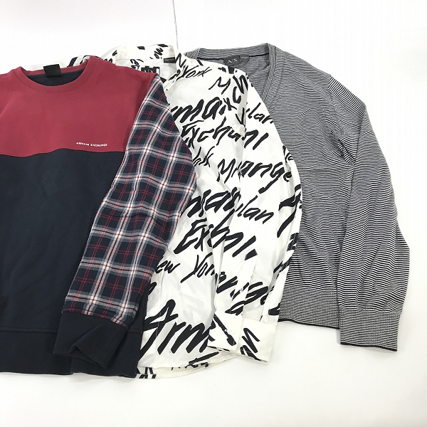 実際に弊社で買取させて頂いた【おまとめ】ARMANI EXCHANGE/アルマーニエクスチェンジ ボタンシャツ/トレーナー/カーディガン 等の画像 1枚目