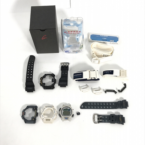 実際に弊社で買取させて頂いた【おまとめ】CASIO/カシオ G-SHOCK/ジーショック FROGMAN/フロッグマン 他 ベルト/交換用/カスタムパーツ 等 腕時計