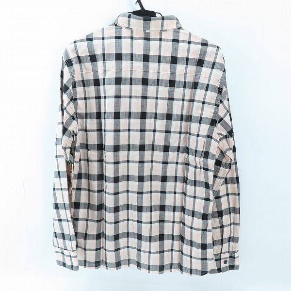 実際に弊社で買取させて頂いたGLORY PARK/グローリーパーク THE FLAT HEAD/フラットヘッド チェック柄 長袖シャツ ライトピンク 40の画像 1枚目