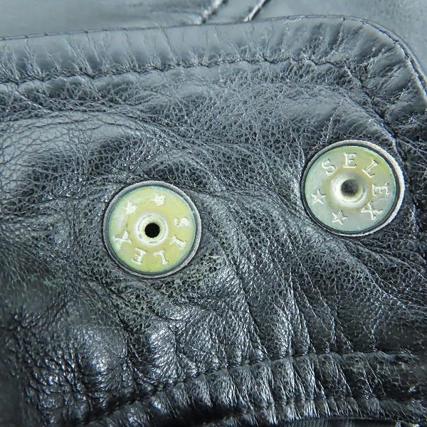 実際に弊社で買取させて頂いたUNDERCOVER/アンダーカバー 08SS ラムレザー シングル ライダース ジャケット A4209/2の画像 7枚目