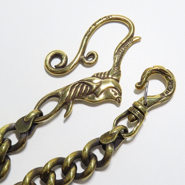 実際に弊社で買取させて頂いた(2)Gangsterville×galcia/ギャングスタービル×ガルシア SWALLOW WALLET-CHAIN/スワロー ウォレットチェーン ブラス/真鍮