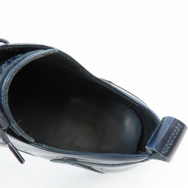 実際に弊社で買取させて頂いたDIOR/ディオール メダリオン プレーントゥ シューズ 42の画像 4枚目