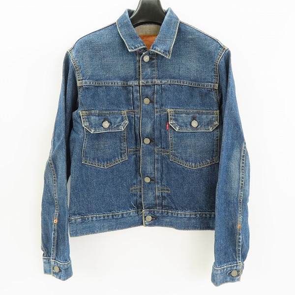実際に弊社で買取させて頂いた(1)LEVI’S/リーバイス 71507XX/J02刻印 日本製 デニムジャケット Gジャン/38