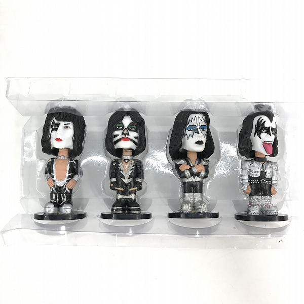実際に弊社で買取させて頂いたFUNKO/ファンコ MINI Wacky Wobbler KISS/キッス フィギュア/ボブルヘッド 4体セットの画像 3枚目
