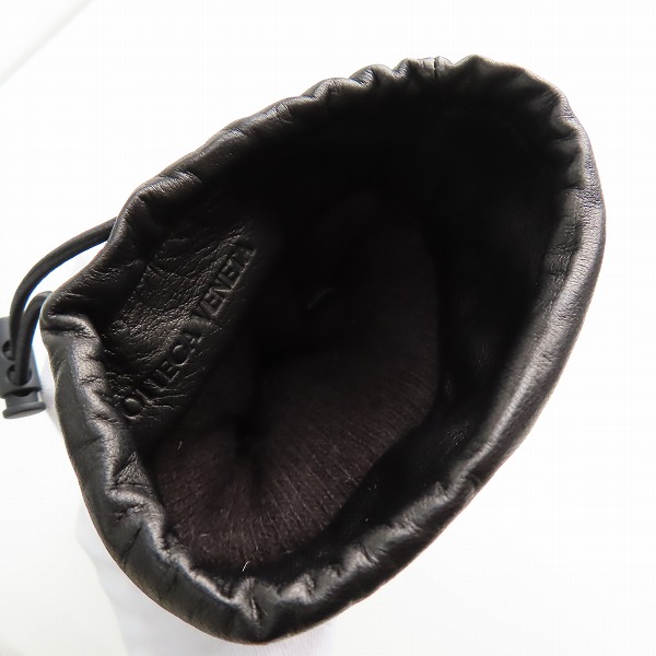 実際に弊社で買取させて頂いたBOTTEGA VENETA/ボッテガヴェネタ レザーグローブ 664022 VKLC1 2121の画像 3枚目