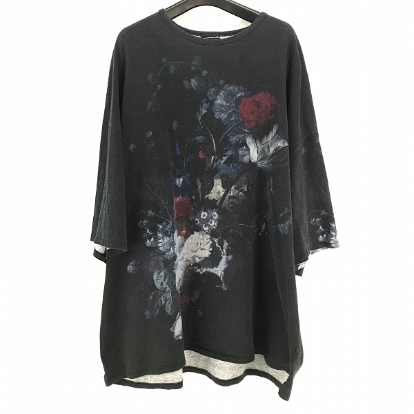 実際に弊社で買取させて頂いたLAD MUSICIAN/ラッドミュージシャン スーパービッグTシャツ ブラック×レッド  2119-707 