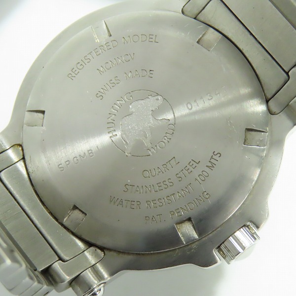 実際に弊社で買取させて頂いたHUNTING WORLD/ハンティングワールド SPORTAGE デイトの画像 4枚目