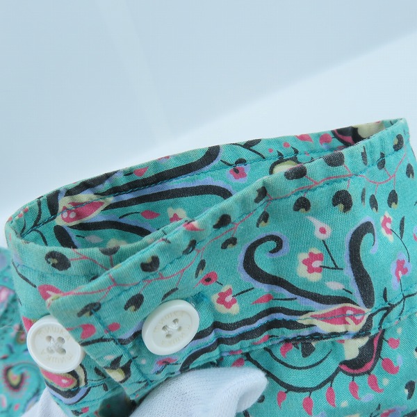 実際に弊社で買取させて頂いたMISHKA/ミシカ ペイズリー柄 長袖シャツ /XLの画像 6枚目