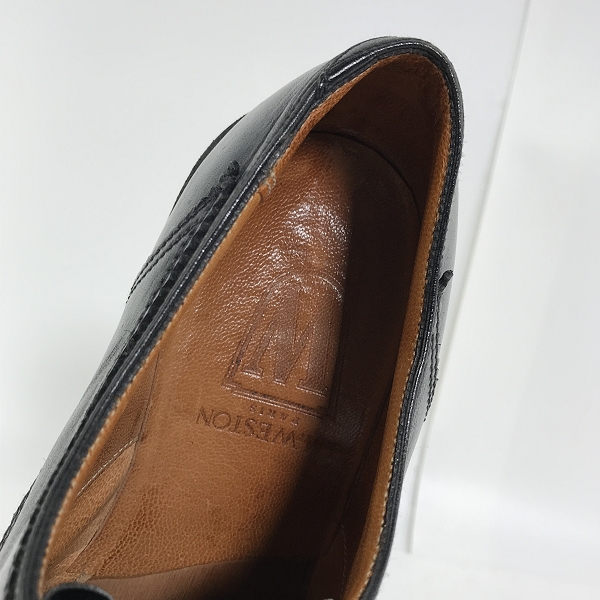 実際に弊社で買取させて頂いた【観賞用】J.M.WESTON/ジェイエムウェストン ビジネスシューズ  ブラック 603457-10/5Dの画像 4枚目