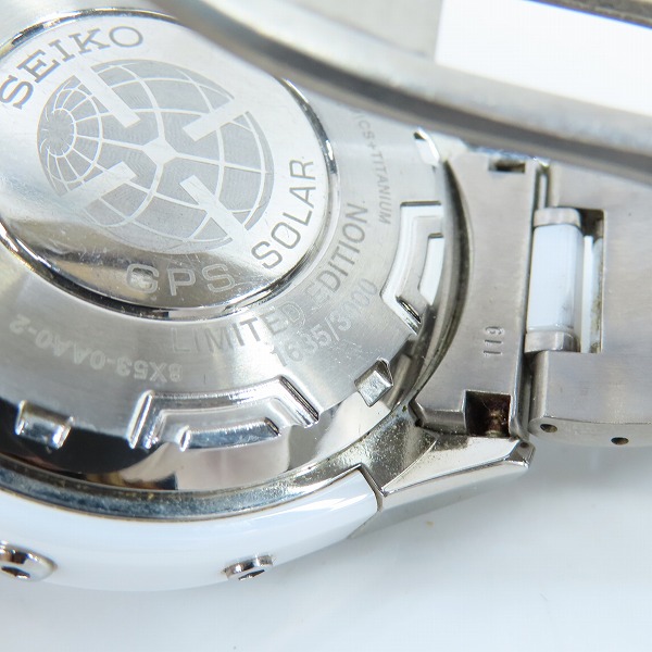 実際に弊社で買取させて頂いたSEIKO/セイコー ASTRON アストロン LIMITED EDITION GPS SOLAR ソーラー 腕時計 8X53-0AA0-2/SBXB039の画像 6枚目