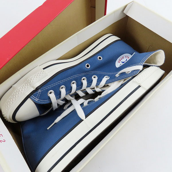 実際に弊社で買取させて頂いたCONVERSE/コンバース CANVAS AS J HI/オールスター ハイカットスニーカー LIGHT NAVY/7.5の画像 7枚目