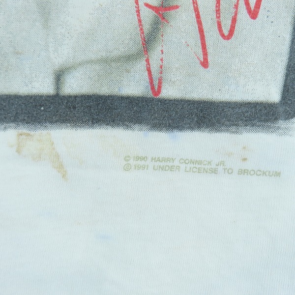 実際に弊社で買取させて頂いた ハリー・コニック・ジュニア コーネリアス/小山田圭 ヴィンテージ Tシャツ 2点セットの画像 4枚目
