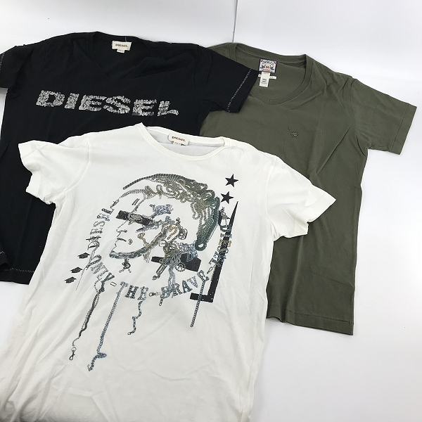 実際に弊社で買取させて頂いた【おまとめ】DIESEL/ディーゼル 半袖Tシャツ ロゴプリント 等の画像 1枚目