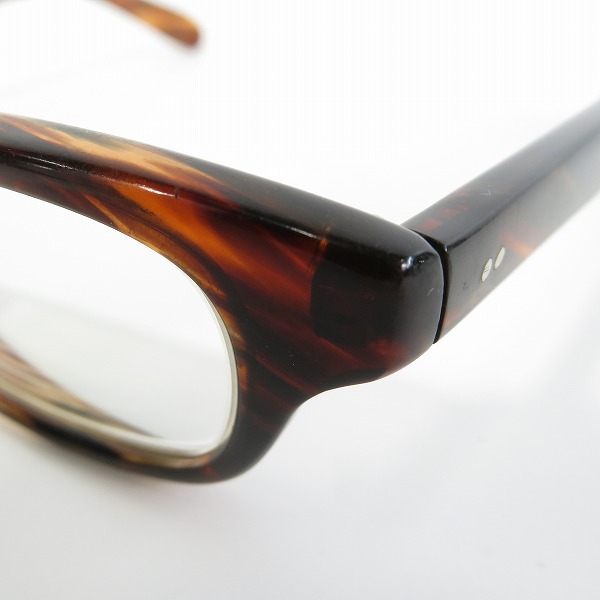 実際に弊社で買取させて頂いた泰八郎謹製/タイハチロウキンセイ 手造 メガネフレーム T-104の画像 8枚目