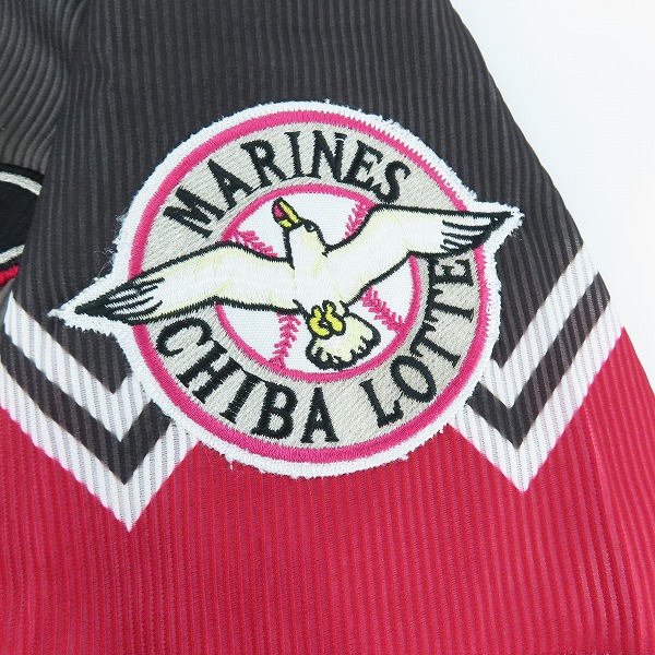 実際に弊社で買取させて頂いたDESCENTE/デサント 千葉ロッテマリーンズ 2005年 アジアチャンピオン ユニフォーム DLM-083V/Lの画像 3枚目