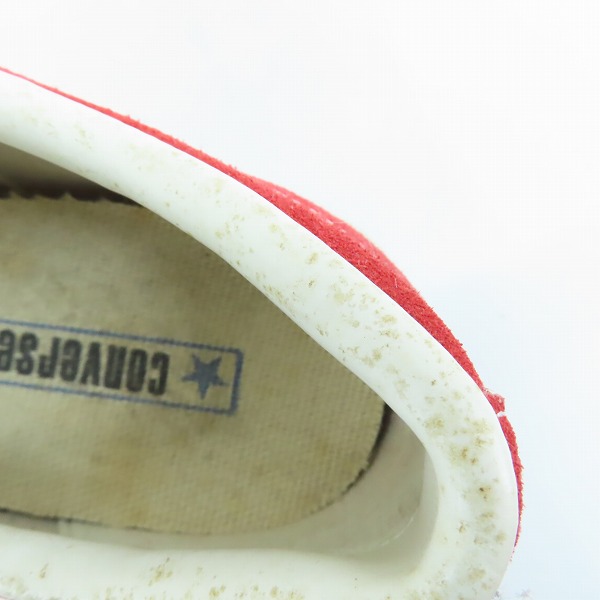 実際に弊社で買取させて頂いたCONVERSE/コンバース ローカットスニーカー レッド/10.5の画像 6枚目