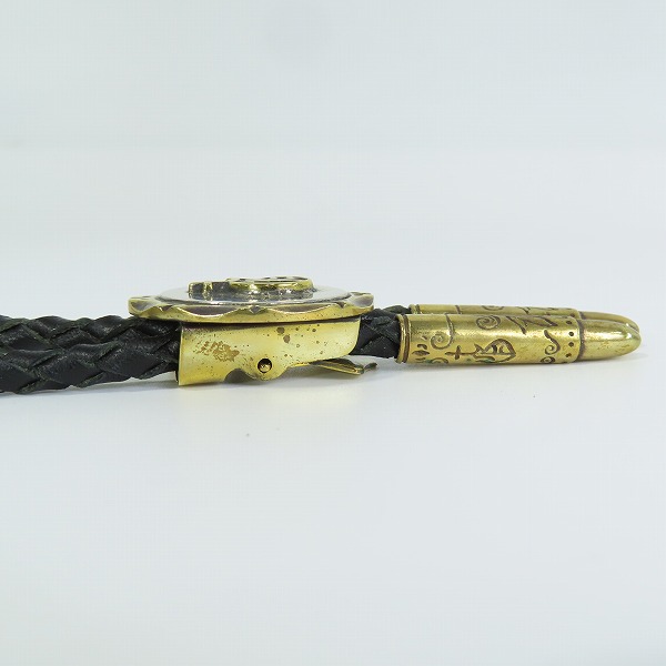 実際に弊社で買取させて頂いたGANGSTERVILLE×Galcia/ギャングスタービル×ガルシア ループタイ/ボロタイ ゴールド×シルバーの画像 3枚目