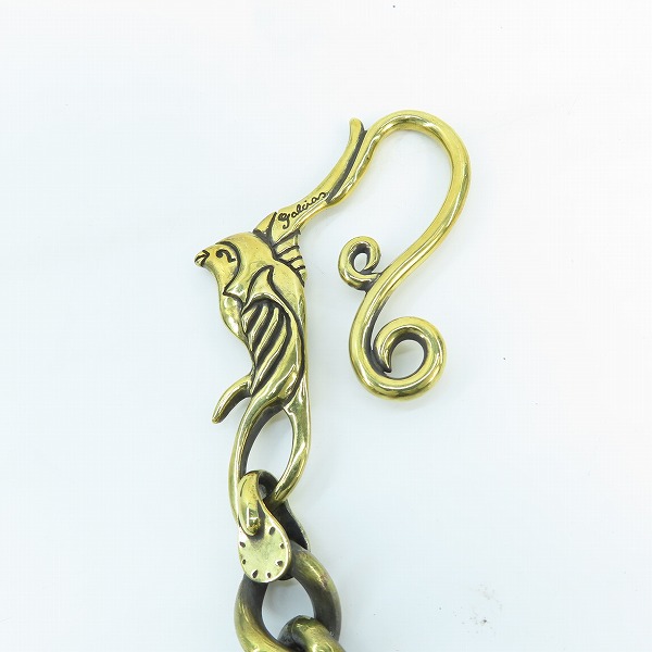 実際に弊社で買取させて頂いた(3)GANGSTERVILLE×Galcia/ギャングスタービル×ガルシア SWALLOW WALLET-CHAIN/スワロー ウォレットチェーン/真鍮/ブラスの画像 2枚目