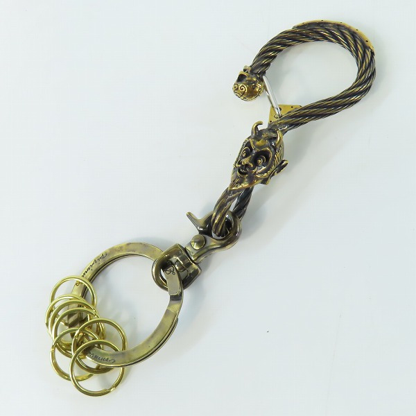 実際に弊社で買取させて頂いた(3)Gangsterville×galcia/ギャングスタービル×ガルシア キーホルダー DEVIL/デビル ブラス 真鍮 キーフック 15cm