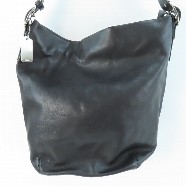 実際に弊社で買取させて頂いたCOACH/コーチ 裏地シグネチャー柄 カウハイドレザー ワンショルダーバッグ 9151の画像 1枚目