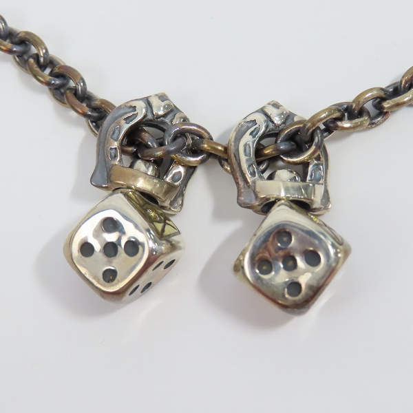 実際に弊社で買取させて頂いた（1）GANGSTERVILLE/ギャングスタービル × galcia/ガルシア DICE TOP/CHIAN SET/ダイス ネックレスの画像 1枚目