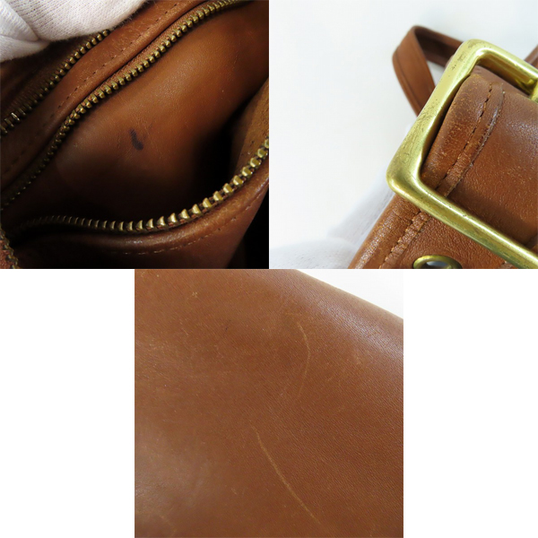 実際に弊社で買取させて頂いたCOACH/コーチ オールドコーチ カウハイドレザーショルダーバッグ 9966の画像 8枚目