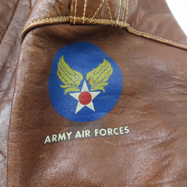 実際に弊社で買取させて頂いたBUZZ RICKSON'S/バズリクソンズ TYPE A-2 フライトジャケット ROUGH WEAR 実名復刻 M83180 38の画像 4枚目