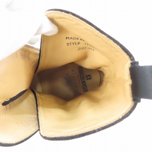 実際に弊社で買取させて頂いたGEORGE COX×Wizzard/ジョージコックス×ウィザード スエード ジョッパーブーツ 15396V /8の画像 4枚目