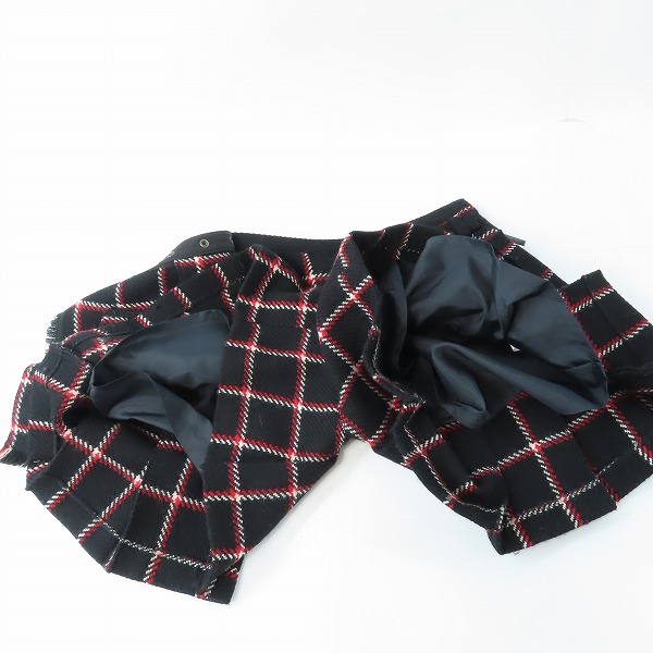 実際に弊社で買取させて頂いたBURBERRY/バーバリー BURBERRY BLUE LABEL/バーバリーブルーレーベル チェック柄 キュロット/38の画像 6枚目