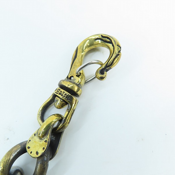 実際に弊社で買取させて頂いた(1)GANGSTERVILLE×Galcia/ギャングスタービル×ガルシア SWALLOW WALLET-CHAIN/スワロー ウォレットチェーン/真鍮/ブラスの画像 4枚目