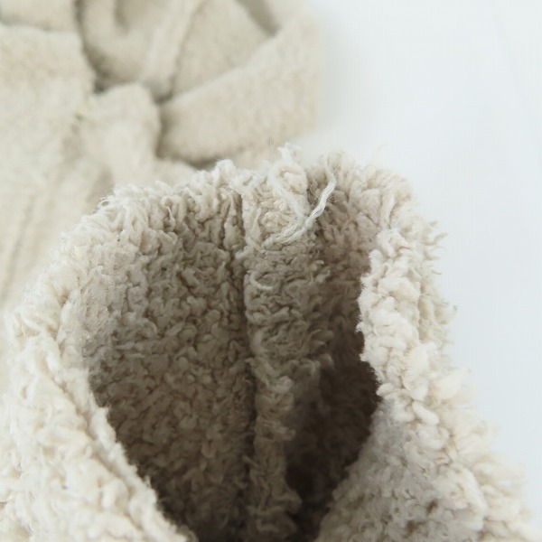 実際に弊社で買取させて頂いたBAREFOOT DREAMS/ベアフットドリームス RonHerman別注 ボア ジップアップパーカー/Sの画像 6枚目