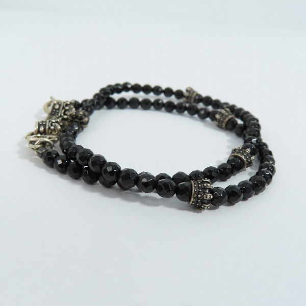実際に弊社で買取させて頂いたJustin Davis/ジャスティンデイビス BLACK SERPENT/CROWN ブラックサーペント/クラウン ブレスレット SBJ640の画像 2枚目