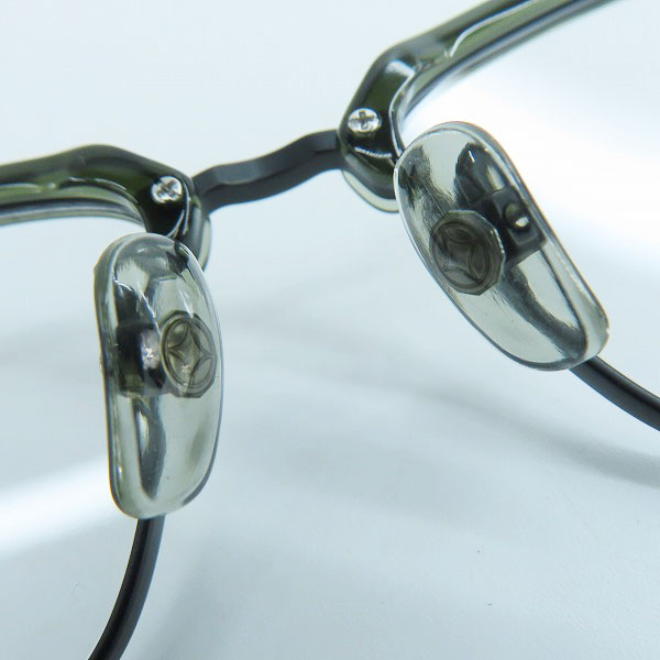 実際に弊社で買取させて頂いた999.9/フォーナインズ メガネフレーム アイウェア M-68の画像 3枚目