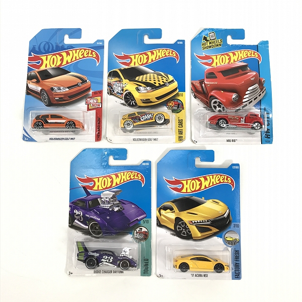 実際に弊社で買取させて頂いた【おまとめ/未開封】Hot Wheels/ホットウィール DODGE CHARGER DAYTONA/VOLKSWAGEN GOLF MK7 他