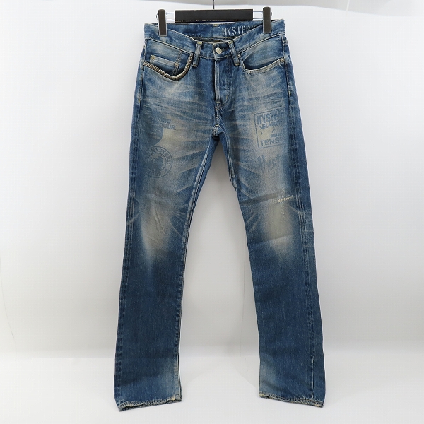 実際に弊社で買取させて頂いたHYSTERIC GLAMOUR/ヒステリックグラマー CR加工 RELIEVES pt デニム パンツ 0234AP05 28