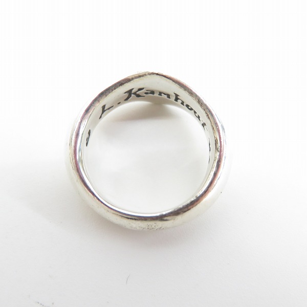 実際に弊社で買取させて頂いたLeonard Kamhout/レナードカムホート LONE ONES/ロンワンズ シルクリング シルバー 7号の画像 5枚目