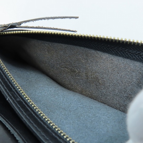 実際に弊社で買取させて頂いたRUDE GALLERY/ルードギャラリー BLACK REBEL OUTSIDERS DIA QUILTED LEATHER WALLET レザーウォレットの画像 5枚目